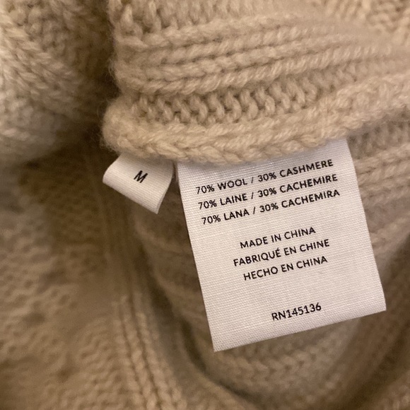 Open Back Wool & Cashmere-Blend Sweater - Picture 9 of 9